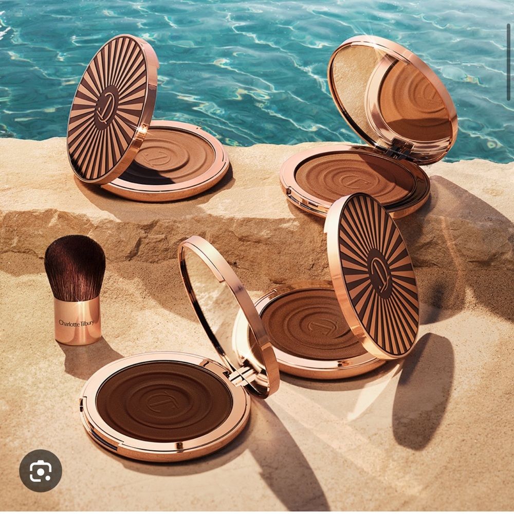 NIB Charlotte Tilbury Beautiful Skin Sun-Kissed Glow Cream Bronzer
